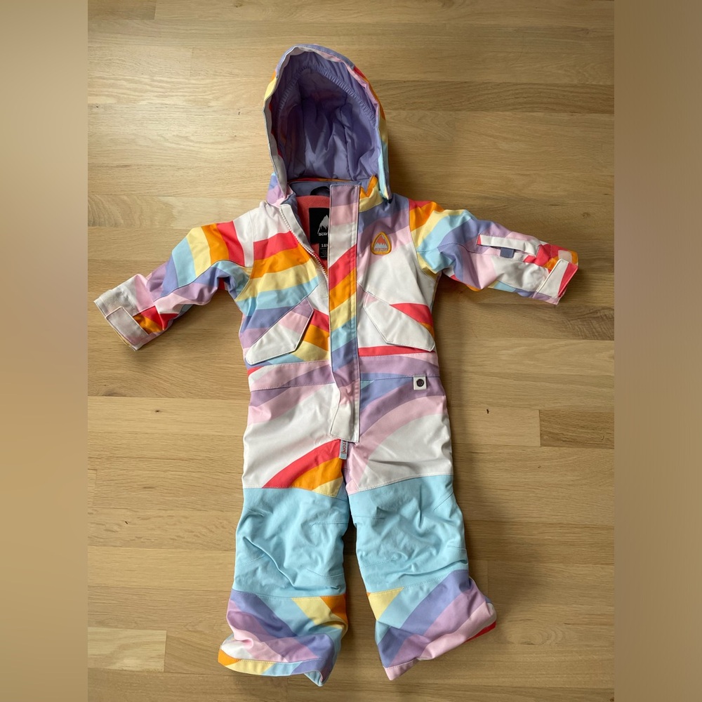 Burton Toddler 2L One Piece Snowsuit - Pastel Rainbow, 18 mos